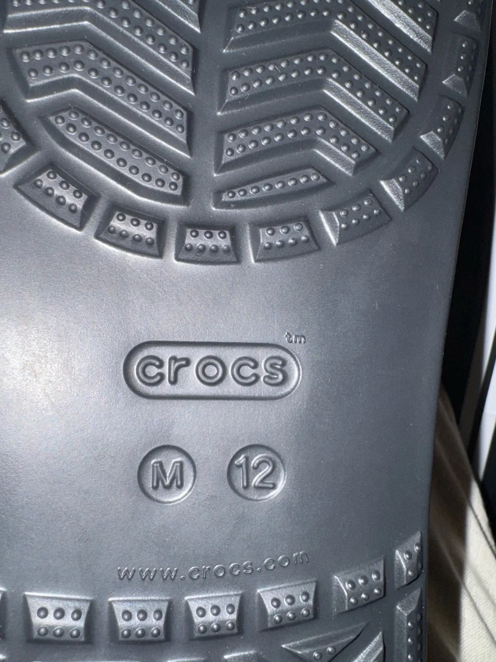 Crocs Men’s Bayaband Slide Sandals Size US 12 Black / White, 205392-066 NWT